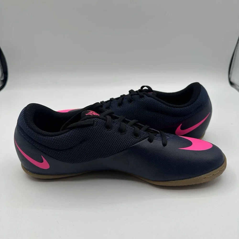 Nike Mercurial X IC Shoes Mens 12 Navy/Pink Blast Indoor Soccer‎ Turf 725244-446